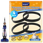 KEEPOW 4 Pack Vacuum Belts Fit for Hoover WindTunnel & Tempo Cleaner, Replace Part 38528-033, Style 160, Fit Model UH70110 UH70110RM UH70100 UH70100RM UH70106