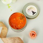 Divine Senses Spell Candles | well being positivity| Peaceful mind & Soul | Natural Soy wax Manifestation Candle | Crystal, Herbs & Essential Oil | Ritual Double Wick Candle (Rosemary Thyme & Saffron)