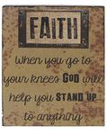 Blossom Bucket 1511-37382 "Faith Wall Box Sign, 8 by 10-Inch