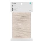 KINGLAKE 50m White Cotton Twine String, 2mm Butchers String Bakers Twine, Cotton Cord Craft String for Kitchen Cooking Meat, Baking, Art Crafts, Wrapping, Gardening