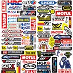 3 Pictures Motorbike Sticker,Vinyl Car Decal Sticker,Racing Stickers,Car Sticker,Skateboard Sticker,Suitable for Motorcycles,Cars,Racing Cars,Helmets,etc