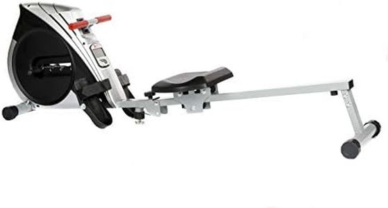 XS Sports R110 Home Rowing Machine-Folding with Adjustable Resistance-Fitness Rower (Silver)