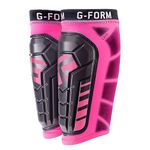 G-Form Pro-S Vento Football Shin Guard, Neon Pink, Adult Medium