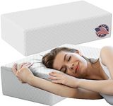 GLEUR Square Pillow for Side Sleepe