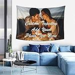 Custom Tapestry with Photos Text Cu