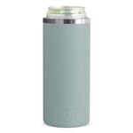 Simple Modern Skinny Can Cooler | Slim Insulated Stainless Steel Drink Sleeve Holder | Insulate Seltzer, Soda, Beer, Energy Drinks | Gift for Women Her | Ranger Collection | Slim 12oz | Sea Glass Sage