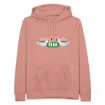 Spreadshirt Friends Central Perk Women's Hoodie, XXL, Dusky Rose