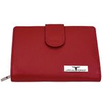 URBAN FOREST Tina Red Womens Leather Wallet