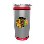 NHL Chicago Blackhawks Stainless Steel Tumbler, 20-Ounce