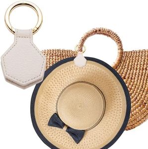 Magnetic Hat Clip for Travel, Stylish Hands-Free Bag, Purse, Luggage, and Backpack Clip-On Holder for Sun and Wide Brim Hats (Ivory)