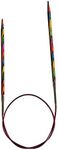 KnitPro 60 cm x 3.75 mm Symfonie Fixed Circular Needles, Multi-Color