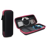 GadgetBite Portable Electronic Accessories Organizer - Travel-Friendly Pouch for Vlogging Camera, USB Cables, Power Banks, Adapters, Hard Disks, and More (Pink)