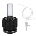 AQUANEAT Mini Sponge Filter,Aquarium Sponge Filter for Betta Fish Tank with Airline Tubing and Control Valve, up to 3Gal