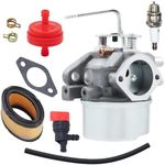 KELKONG 640152 Carburetor for Tecumseh 640023 640152A 640051 640140 640260B HM80 HM90 HM100 8-10 HP Engine Snow Blower Mower Generator with Parts Tune Up Kit