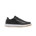 Reebok Unisex Court Advance Sneaker, Black/White/Gum, 8.5 Women/7 Men