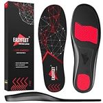 (New 2024) Premium Anti-Fatigue Shoe Insoles - High Arch Support Insoles - Shoe Inserts Orthotics Men Women - Relief Plantar Fasciitis Heel Arch Feet Pain Flat Feet - Work Boot Sneakers Hiking Shoe