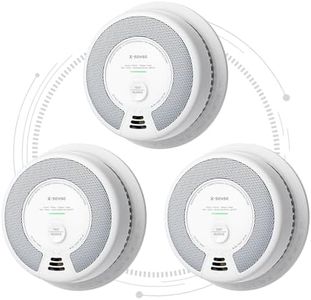 X-Sense Wireless Interconnected Combination Smoke and Carbon Monoxide Detector, 10-Year Battery Powered Fire and CO Alarm, SC06-W, 3-Pack