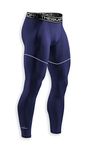 Thermajohn Compression Pants Mens, Workout Tights and Compression Leggings for Men, Navy, 3X-Large