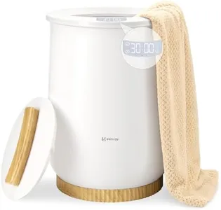 Keenray Upgraded Towel Warmer Bucket, Large Towel Warmer with 3 Heating Modes, Heat Time 30/45/60/90 Min Adjustable and Up to 24 Hour Delay Timer, Towel Heater for Oversize Bathrobes Blankets, CL1Plus