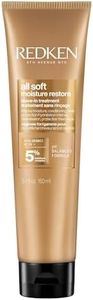 REDKEN All Soft Moisture Restore Leave-In Treatment, Hyaluronic Acid Primer, Hair Treatment for Dry, Brittle Hair, Humidity, Heat, Frizz Protection, 150 ML
