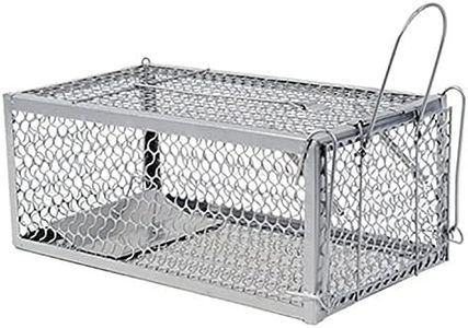 skycabin 1 Door Live Animal Cage Trap Live Mice Trap Humane Mouse Trap Reusable Rodent Catchers for Rats,Hamsters,Chipmunks and Small Squirrels (11in x 5.9in x 4.5in)