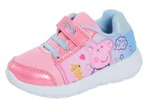 Peppa Pig Girls Trainers Pink/Blue UK 8