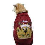 Lana Paws Reindeer Dog Winter, Comfortable Christmas Sweatshirt for Normal Sized Labradors, Golden Retrievers & Similar, Size 28