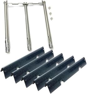 Direct Store Parts Kit DG270 15.3” 7636 Flavorizer Bars and 69787 SS Grill Burner Tubes for Weber Spirit & GS4 Spirit II 300 Series Spirit E-310 E-320 S-320 E/S330 with Front Mounted Control