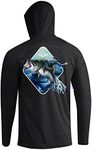 Palmyth Fishing Hoodie for Men Long