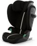 CYBEX Gold child car seat Solution G2 Plus, For ages 3 months to 12 year olds (100 - 150 cm), Max. 50 kg, For cars with and without ISOFIX, Moon Black (Black)