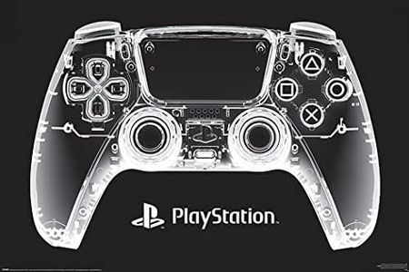 PlayStation - Gaming Poster (X-Ray Gaming Controller/Pad) (Size: 36" x 24")