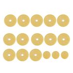 16 Pcs Felt Material Flute Pads Set Open Hole Pads Flute Pads Kit for Flute Great Replacement Part for Flute