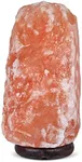 Himalayan Secrets Large Salt Lamp - Natural Pink Crystal with Wooden Base - Dimmer Cord and Bulb Included (25-30 LBS)