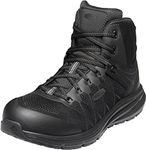 KEEN Utility Men's Vista Energy Mid Height Composite Toe WorkShoes Work Boots, Black/Raven, 10