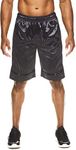 AND1 Men's All Courts Basketball Core Shorts (2XL 44/46, Ebony), Navy, 44-46