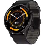 Garmin Venu 3, GPS Smartwatch AMOLED Display 45 mm Watch, Advanced Health and Fitness Features, Up to 14 Days of Battery, Wheelchair Mode | GPS, WI-FI | Black + Slate, Leather