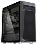 Zalman Z1 Plus ATX Mid Tower PC Computer Case - Tempered Glass Side Panel - 3 x 120mm Fans Pre-Installed - 5.25" ODD Support