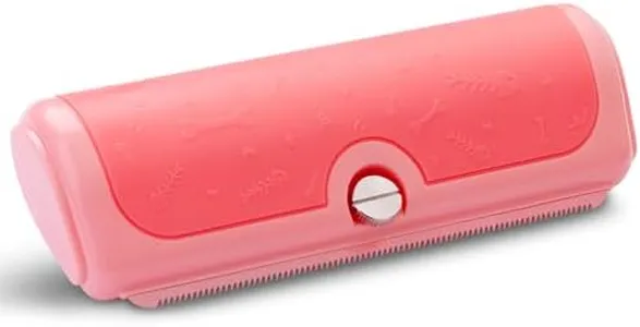 PetPog Deshedding Brush for Dogs, Cats, Horses & Rabbits – Professional Pet Grooming Comb,Removes Loose Fur & Undercoat,Gentle Stainless Steel Blade,Easy Clean Handle,Grooming cat brush