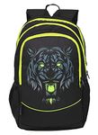 AUXTER Delux 33L Lion Medium Size Standard Backpack (Black)