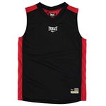 Everlast Kids Basketball Jersey Black/Red 9-10 (MB)