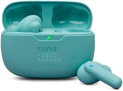 JBL Wave Beam 2, Kabellose Bluetooth-In-Ear-Kopfhörer mit Noise-Cancelling, 40 h Wiedergabezeit, JBL Pure Bass Sound, Smart-Ambient-Technologie und Multipoint-Verbindung, Blau