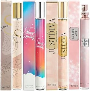 4 Pack Perfumes for Women Eau de Toilette,Travel Size Perfume Gifts,Gifts for Her,Natural Fruity Floral Fragrances Perfumes Spray,Long Lasting Eau De Parfum Cologne Body Spray for Women (4x35ml）