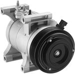 SYKRSS Air Conditioning A/C Compressor with Clutch 98311 Compatible with Dodge Charger Durango Challenger 11-15, Compatible with Jeep Grand Cherokee 11-15, Compatible with Chrysler 300 11-13, V6 3.6L