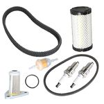 munirater Golf Cart Tune Up Kit with Oil Filter Drive Belt Starter Belt Replacement for 1996 - Up EZGO TXT ST 350 Gas Golf Cart