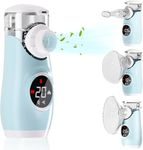 Lutranstra Inhaler for Children, Adults, with LED Screen, Self-Cleaning Mode, Portable, 3 Timed Spray Modes, with 3 Masks and Mouthpiece, USB Rechargeable Inhaler