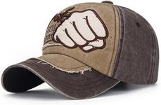 Handcuffs Unisex Caps Vintage Baseball Cap Adjustable Cotton Sports Hat (Brown)