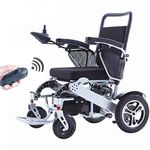 Electric Wheelchair,250W Dual Motor, with Remote Automatic Folding functionfolding Electric wheelchais Suitable for Elderly Disabled Cruising Range 12,42 (in) Maximum Load: 330 (lb),B