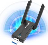 NEWFAST 5400Mbps WiFi Dongle Tri-ba