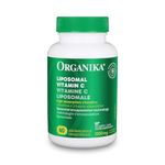 Organika Canadian-Made Liposomal Vitamin C 1000mg Daily- High Absorption for Superior Bioavailability, Immunity- 60vcaps