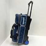 BRUNSWICK Quest Triple Roller Bowling Bag Navy